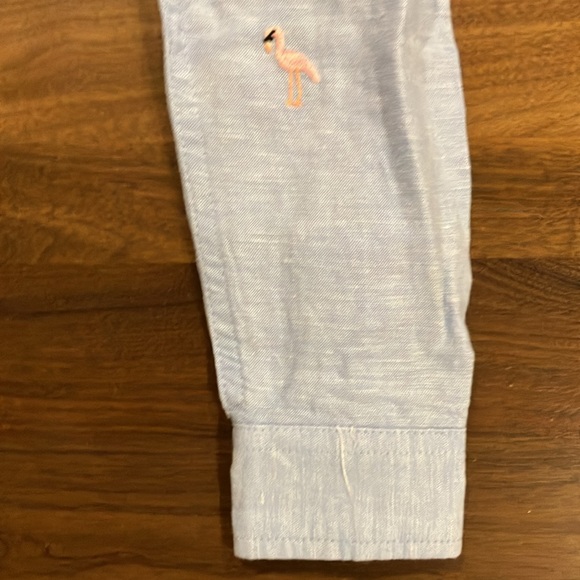 Embroidered Linen-Cotton Shirt - Picture 7 of 7